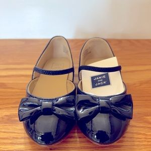 NWT- Janie and Jack Girls Navy Dress Shoes